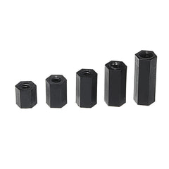 M3NH16 780Pcs M3 Nylon Screw Black Hex Screw Nut Nylon PCB Standoff Assortment Kit