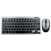 Wireless Keyboard & Mouse Set Business Office Silent 78 Keys Keyboard 1200DPI Mouse Kit for MAC OS Windows