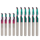 HSS Milling Cutter 8mm Super Coated Single Flute End Mill for Aluminum Door Window Cutting CNC
