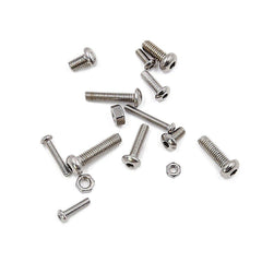 520Pcs Stainless Steel Hex Socket Round Head Screws Nuts Assortment Set M3 M4 M5