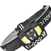 800LM COB+XPG Induction Sensor Headlamp 3 Modes USB Charging 45 Rotation Cycling Hunting Emergency Lantern