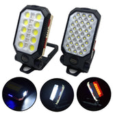 LEDs Ultra Bright Foldable Camping Lamp Super Bright Portable Survival Lanterns With Magnet Bracket Outdoor Waterproof Emergency Work Light