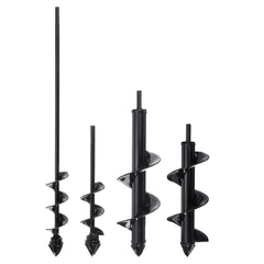 Upgrade Hard Alloy Head Spiral Auger Drill Bit Non-Slip Flower Bulb Auger Rust Proof Planter Hole Digger Bit for Hex Drive Drill