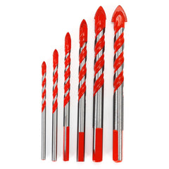 Multi-purpose Ceramic Wall Drill Bit Set Anti-skid Triangle Shank Hole Opener for Concrete Wood Iron Copper