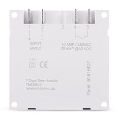 LCD Digital 24V 1.6 inch Timer Electric Controller 7 Days Programmable Time Switch Built-in UL listed Relay