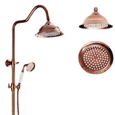 203x130mm Luxury European Chrome Golden Color Shower Spray Bathroom Faucet Bath Set Accessories