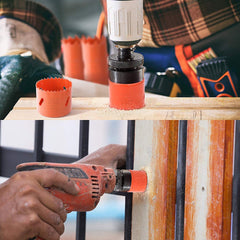 17pcs 19-64mm Hole Saw Cutter Set Wood Metal Drilling Tools Hole Core Cutter Hole Saw Drill