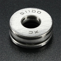 4Pcs Metal Sealed Shielded 3 Parts Roll Axial Ball Thrust Bearing 51100 Ball Bearing