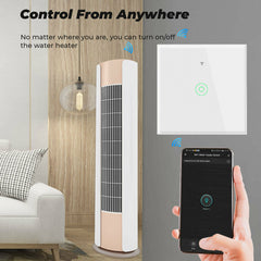 Wifi Switch EU Plug Smart Touch Switch Mobile Phone Remote Alexa Voice Control