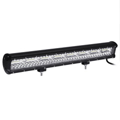 10-30V 23inch Tri-row LED Work Light Bar Combo + Bumper License Plate Mount With Wire Bracket