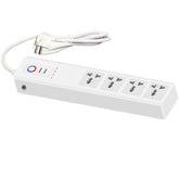 Smart Power Strip 16A Universal With 4 Outlets/2* USB Ports Remote Voice Control Indian Plug Sockets Compatible With Amazon Alexa Google Home 2500W