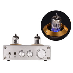 Mini Hi-Fi Digital Audio Power Amplifier Stereo Amp with Dual 6J2 Vacuum Tubes 100W(50W*2)