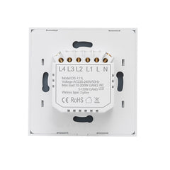Single Fire Shared Smart Touch Switch Wall Panel Lamp Control Work with Alexa Google Home,220-240V