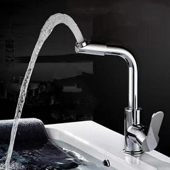 360 Double-Rotating Bathroom Washbasin Faucet Single Handle Hot And Cold Mixer Tap