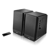 Bluetooth Bookshelf Speakers 66W AUX Input Class D Amplifier Universal 100V-240V Fitment Surround Stereo Sound
