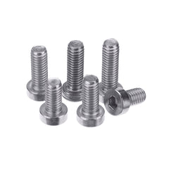 90Pcs M6 Hex Socket Thin Cap Head Low P rofile 304 Stainless Steel Screw Bolts Set 10-20mm