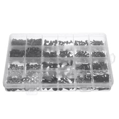 1060Pcs M2 M3 M4 M5 Socket Cap Flat Button Head Bolt Screws Hex Nut Washer Set