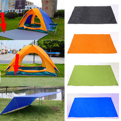 300x300cm Outdoor Camping Tent Sunshade Rain Sun UV Beach Canopy Awning Shelter Beach Picnic Mat Ground Pad Tent Sunshade