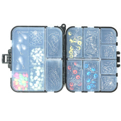 251Pcs Fishing Accessories Set Kits Including Beads Rolling Hook Swivel Connector