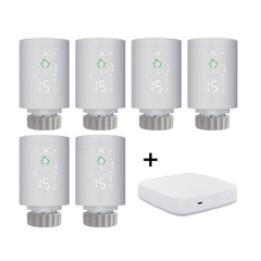 Smart Radiator Actuator Programmable Thermostatic Radiator Valve Temperature Controller Voice Control via Alexa