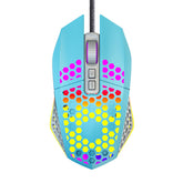 Wired Gaming Mouse 8000DPI 7 Buttons Honeycomb Hollow RGB Backlight Home Office Business Gaming Mouse for Desktop Computer Laptop PC