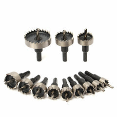 12pcs 15-50mm HSS Hole Saw Cutter Drill Bits Set