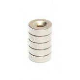 5pcs 15x5mm Countersunk Ring Magnets With 5mm Hole Strong Round Rare Earth Neodymium Magnet