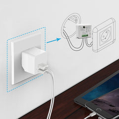Smart Smart Socket Switch Module 10A 110V 240V 2500W Controller Voice Control Timer Switch Support Alexa Google IFTTT