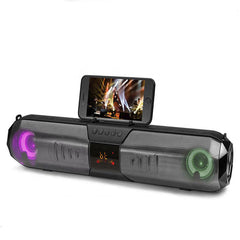 Subwoofer Bluetooth Speaker Karaoke 1800mAh Home Theater Surround Sound Speaker System TV Soundbar