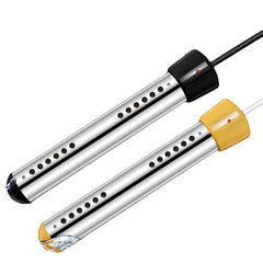 1500W Immersion Electric Heater Portable Stainless-steel Cover Submersible Water Heater with Digital Thermometer for Inflatable Pool Bathtub