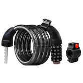 Bicycle Locks Thickened 1.2M 325G Bike Password Lock Cable Steel PVC Cycling Accessories