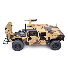 Standard 2.4G 4WD RC Car U.S.4X4 Military Vehicle Truck w/o Battery Charger in Camouflage Yellow Color