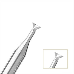 55-Degree Four-Edged Carbide Tungsten Steel Mill Straight-Handle Swallowtail Knife Aluminum With Cnc Slotting Router Bit