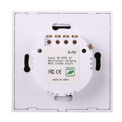 EU UK Smart WiFi Touch Light Wall Switch Module Wirel EL-03 3-Gang AC 90-250V 2A 400w 86 Type