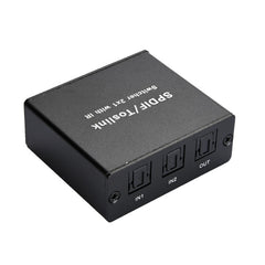 SPDIF/ToslinK Video Switcher 2x1 with IR