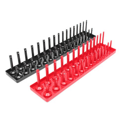 3pcs 1/4 3/8 1/2 Inch SAE Metric Socket Holder Tray Socket Organizer