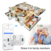 WiFi Smart Switch Wireless Remote Switch APP Control Universal Smart Home Automation Module Voice Control Compatible with Alexa /Google Home