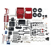 4WD RC Car Vehicles Kit with Dual Speed Gear Case Metal Drive Shaft Axle Case Brass Gear