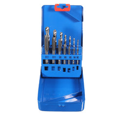 14PCS HSS Metric M3-M12 Screw Tap and Drill Set with Metal Case Combination Drill and Tap Set