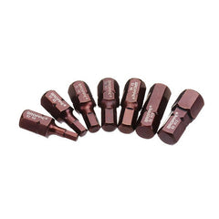 7pcs H4-H12 30mm Hex Screwdriver Bit H4/H5/H6/H7/H8/H10/H12 10mm Hex Shank