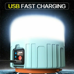 Control Solar LED Camping Lantern USB Rechargeable Light Bulb Tent Light Solar Bulb Light