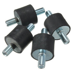 4pcs M8 20x25mm Rubber Shock Absorber Rubber Vibration Isolator Mounts