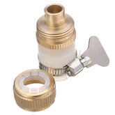 1/2 Inch Brass Tap Hose Pipe Quick Connector Adjustable Mixer Faucet Adapter