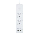 Smart Wifi Brazil Standard Socket 4 Outlets + 4 USB Charging Port App Remote Control Works with Alexa Google Home,110-240V
