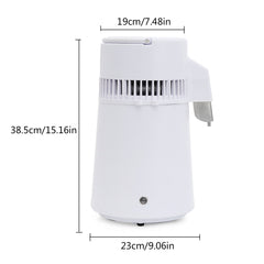 Water Distiller Pure Purifier Filter Dental Office Home Use,750W 220V 4L