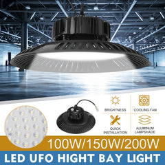 LED High Bay Light Engineering Industry100/150/200W Lamp Workshop Lighting