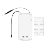 WiFi Ceiling Fan And Light Controller with RM433 RF Remote Controller Works with Amazon Alexa Google Home Assistant,AC100-240V 50/60Hz