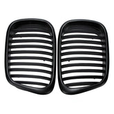 Pair Front Grille Grill Black for BMW E39 5 Series