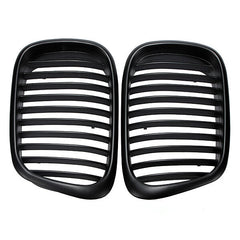 Pair Front Grille Grill Black for BMW E39 5 Series