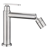 Stainless Steel Bathroom Basin Faucet 360 Degree Swivel Universal Rotating Two Water Modes Hot Cold Mixer Tap